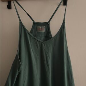 FREE PEOPLE Green Spaghetti Strap Jumpsuit